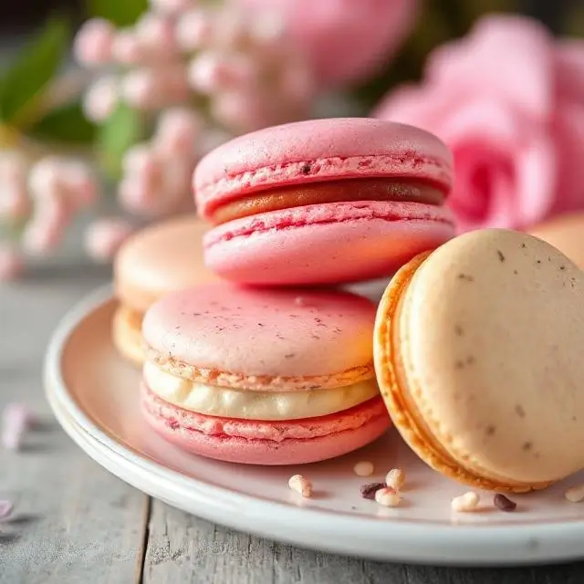 French macarons.