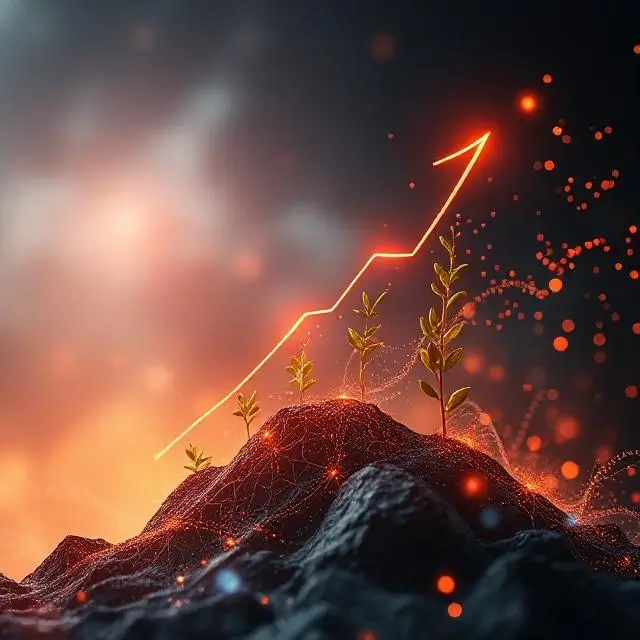 An abstract image representing future growth and ideas.