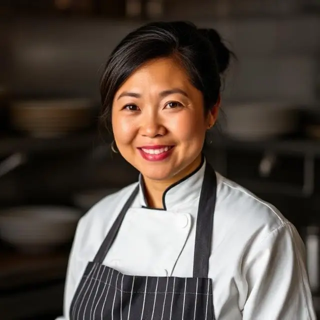 Portrait of Chef Lena Tanaka